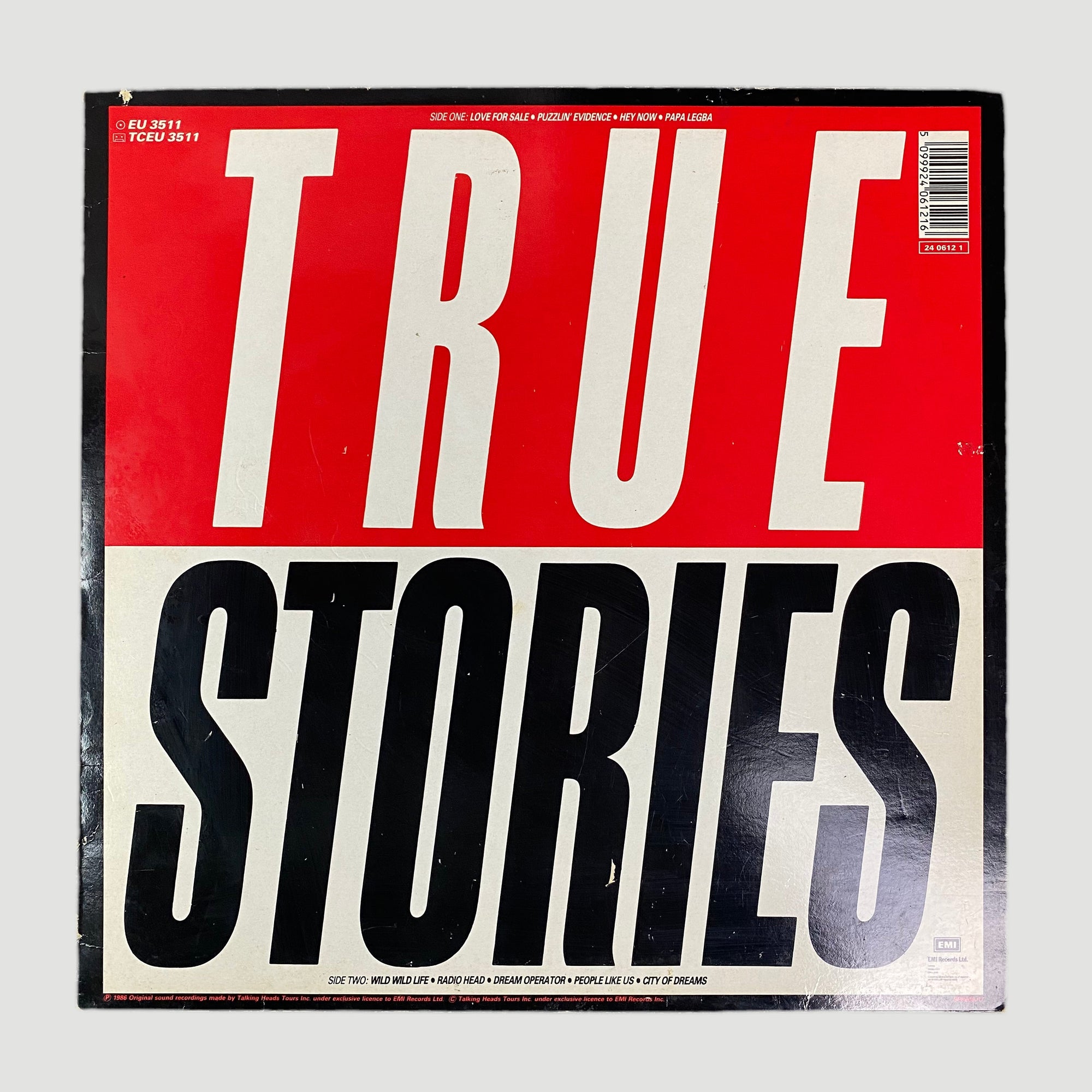 1986 Talking Heads True Stories