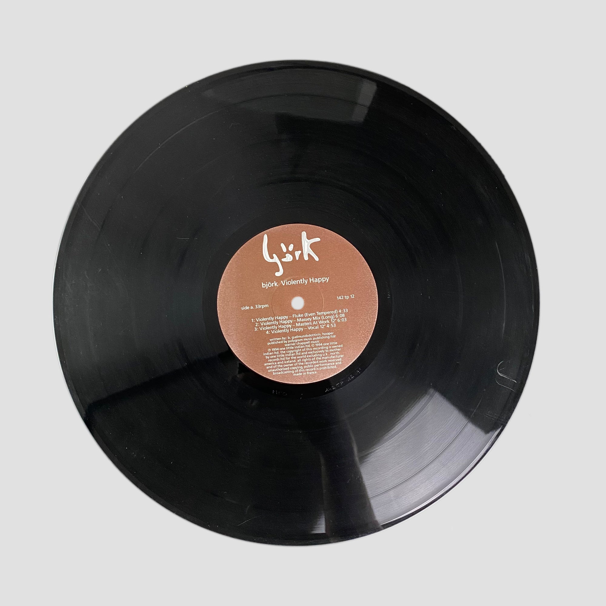 1994 Bjork Violently Happy 12" Single