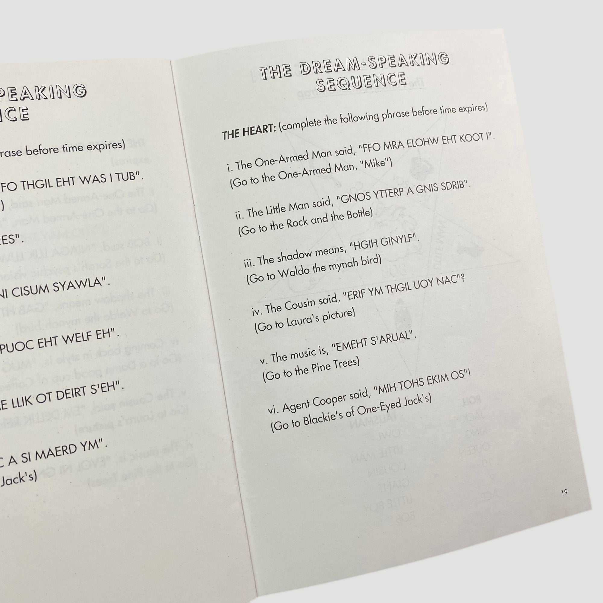 1990 Twin Peaks Murder Mystery Board Game