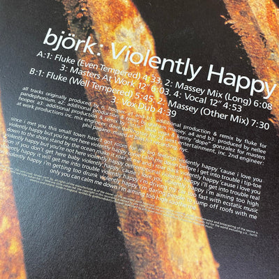 1994 Bjork Violently Happy 12" Single