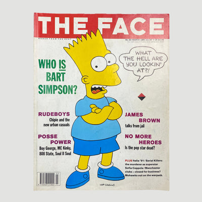 1991 The Face Magazine Bart Simpson Issue