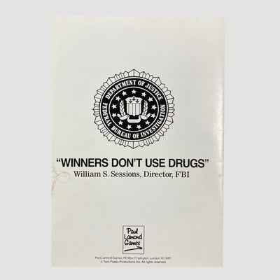 1990 Twin Peaks Murder Mystery Board Game