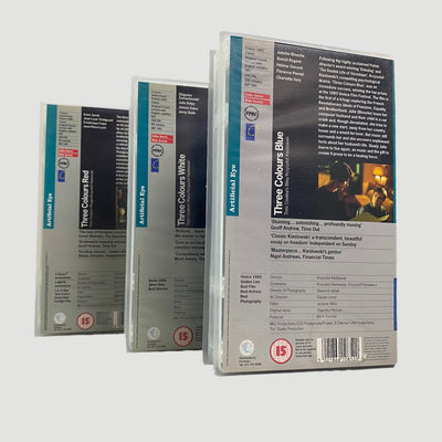 1994 Three Colours Trilogy VHS Set