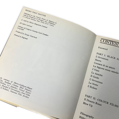 1968 Ian Cameron 'Antonioni'