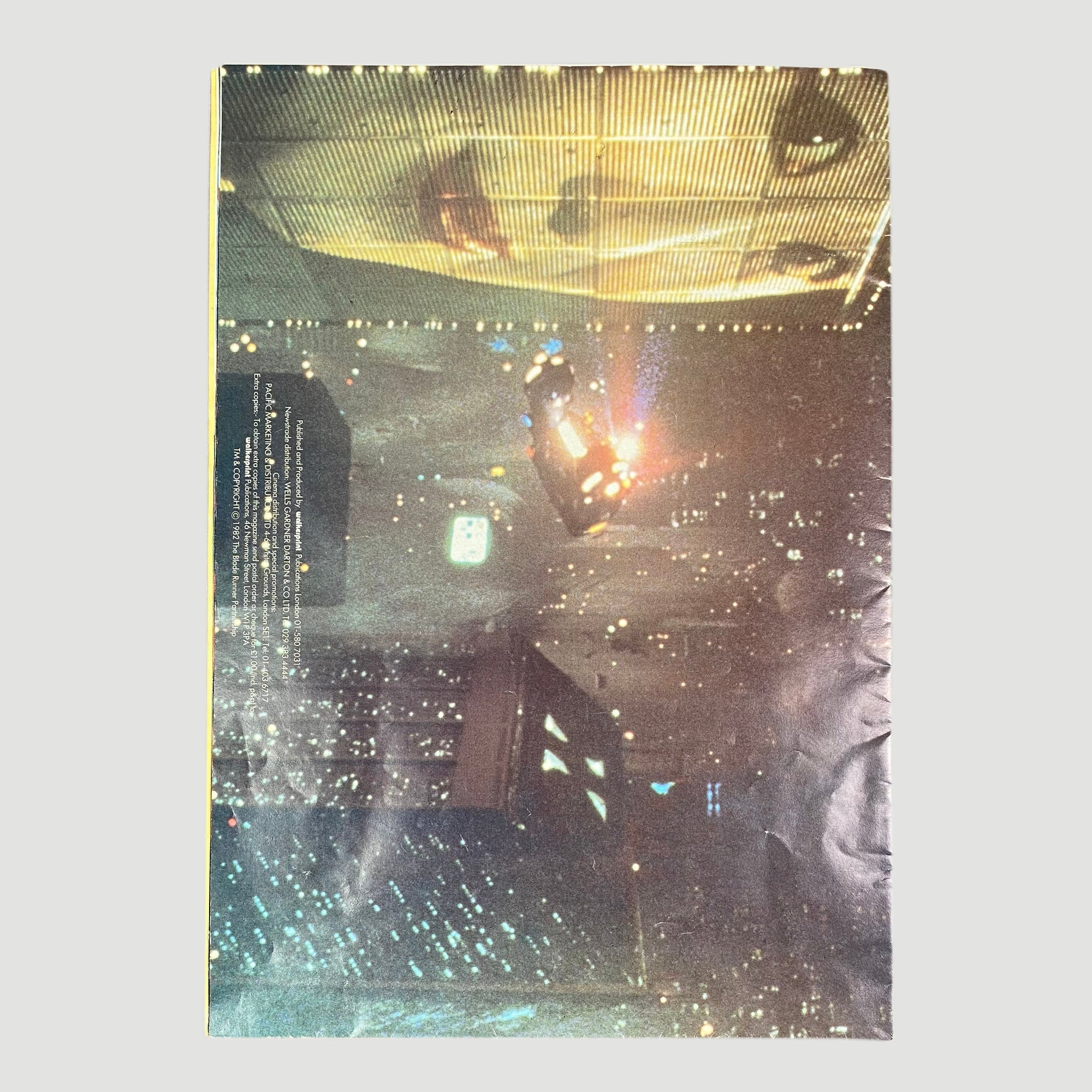 1982 Blade Runner Official Poster Magazine