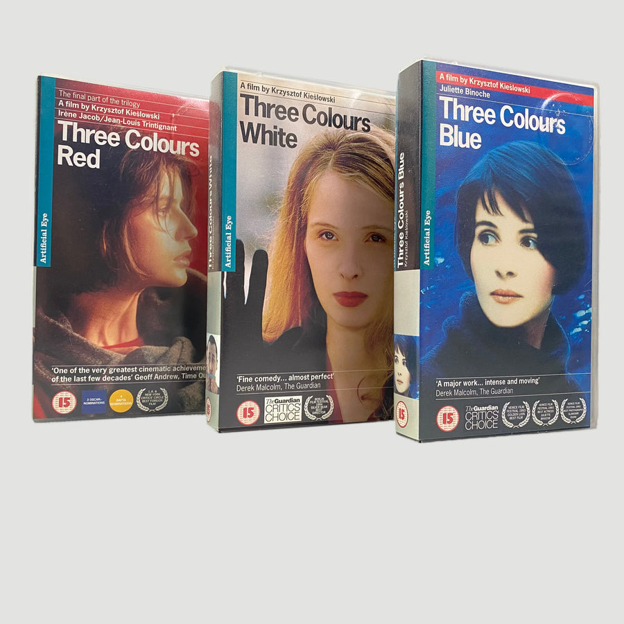 1994 Three Colours Trilogy VHS Set