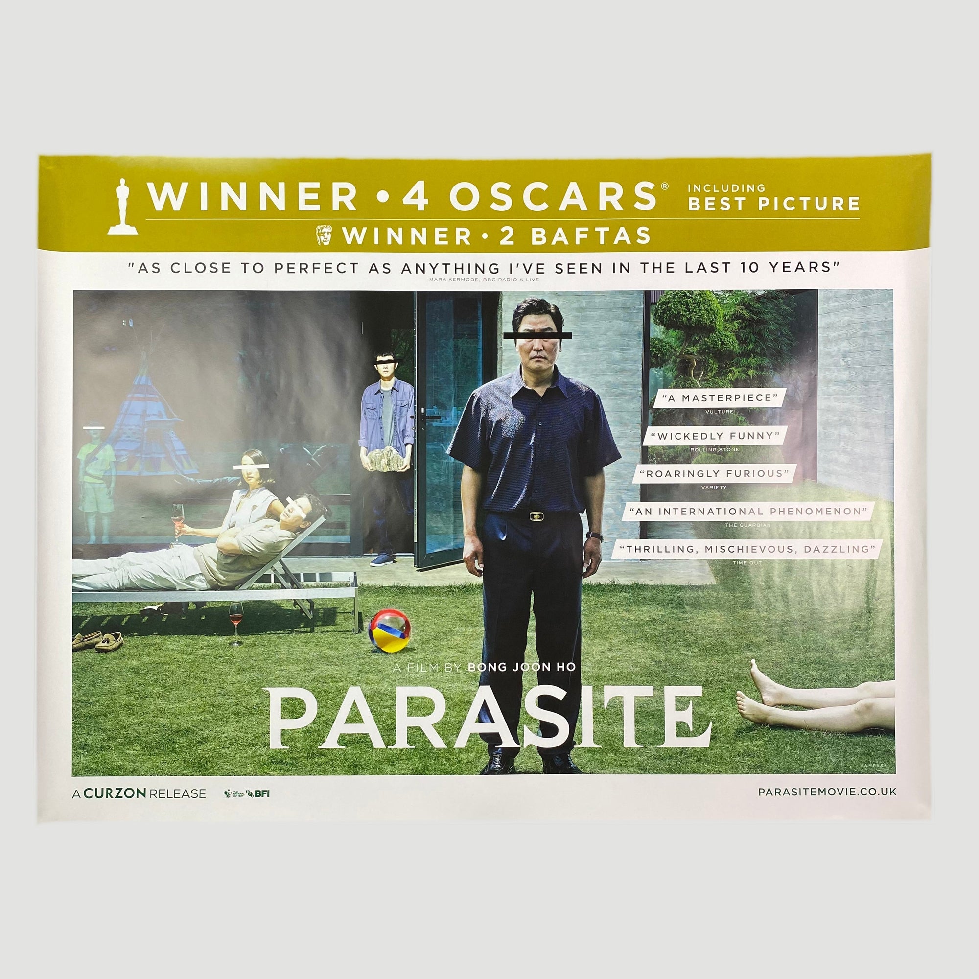 2019 Parasite UK Quad Poster