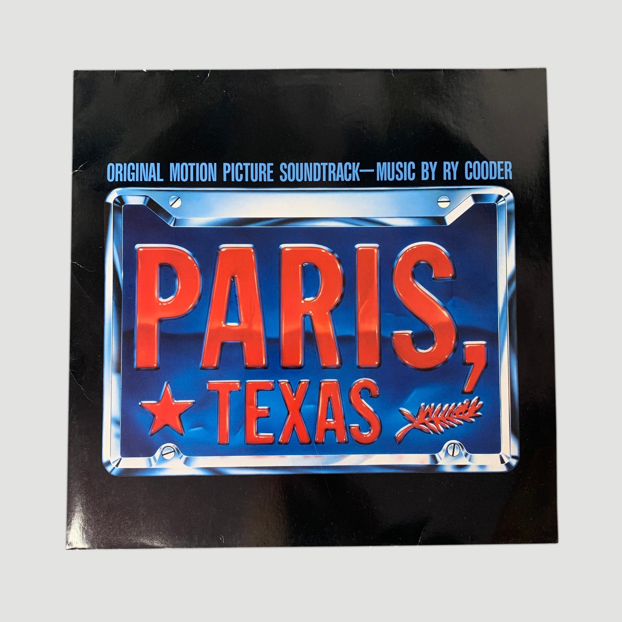 1985 Ry Cooder 'Paris, Texas' Soundtrack OST UK LP