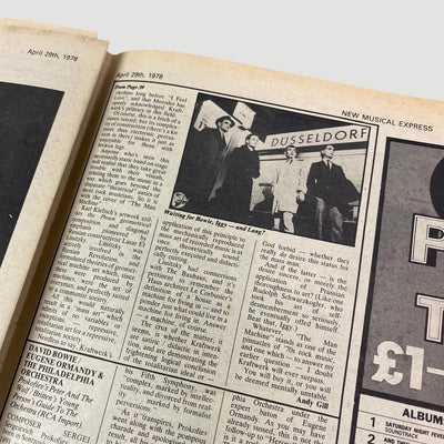 1978 NME Kraftwerk 'Man Machine' Issue