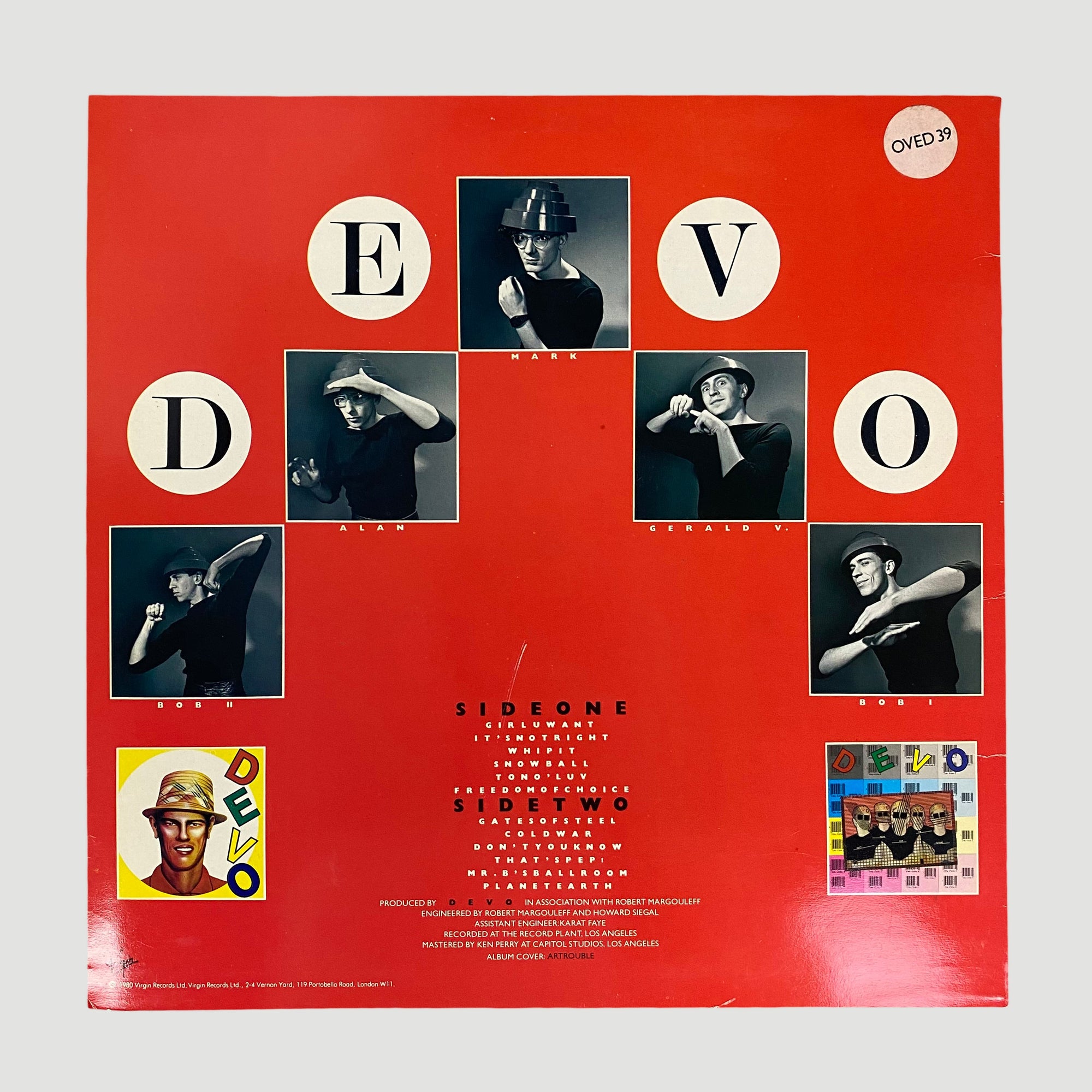 1980 Devo Freedom of Choice LP