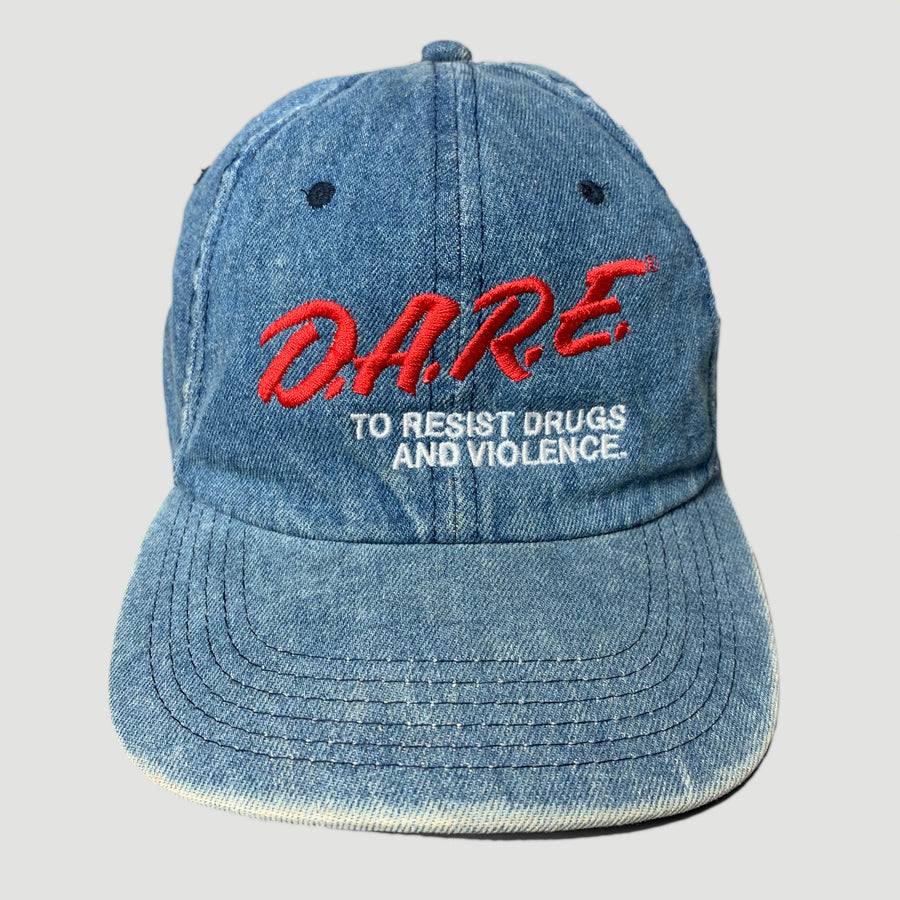 Early 90's D.A.R.E. Denim Strapback Cap