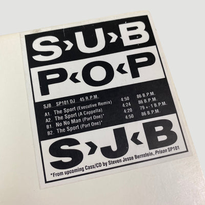 1992 Steven Jesse Bernstein 'The Sport / No No Man' 12" Promo