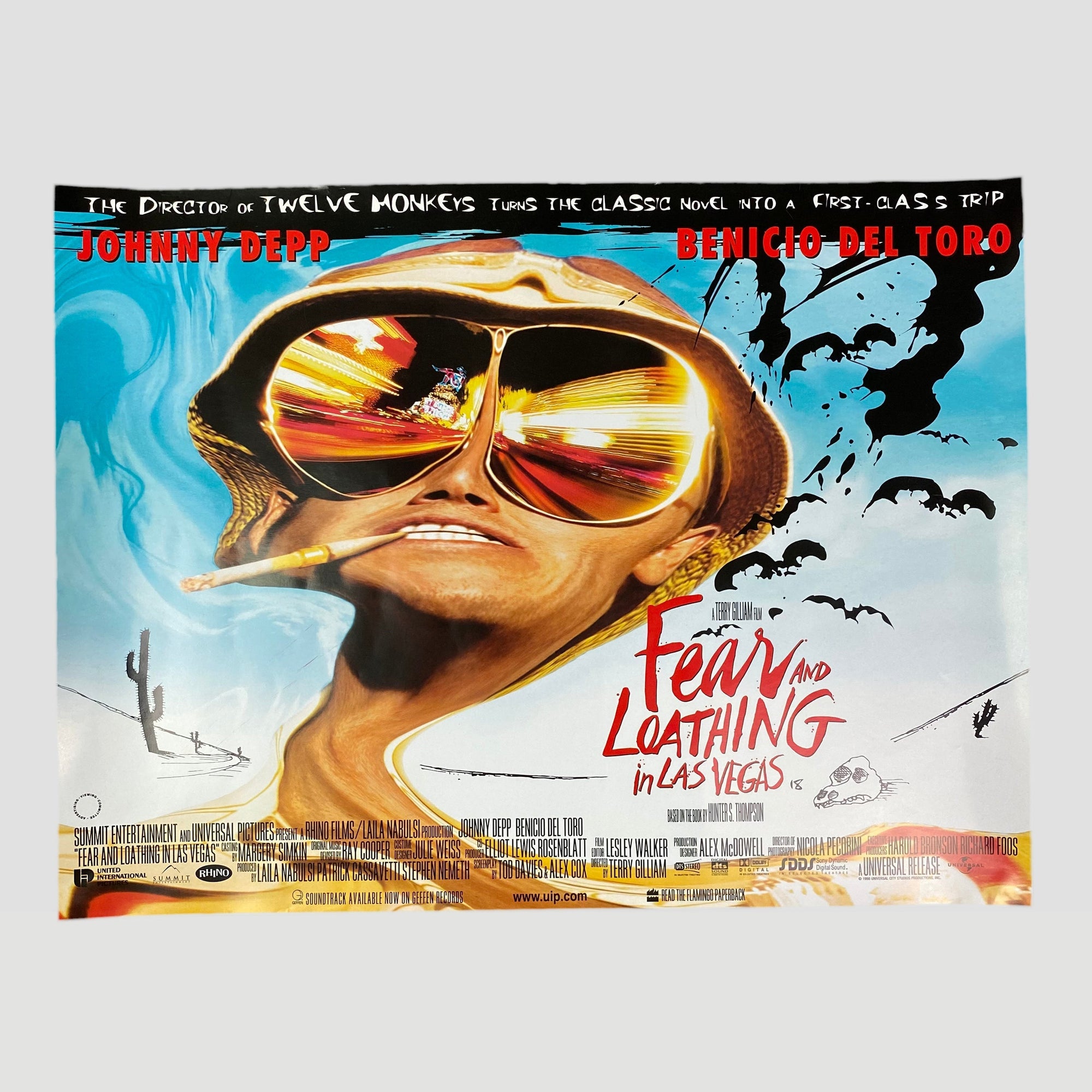 1998 Fear & Loathing in Las Vegas Lobby Poster