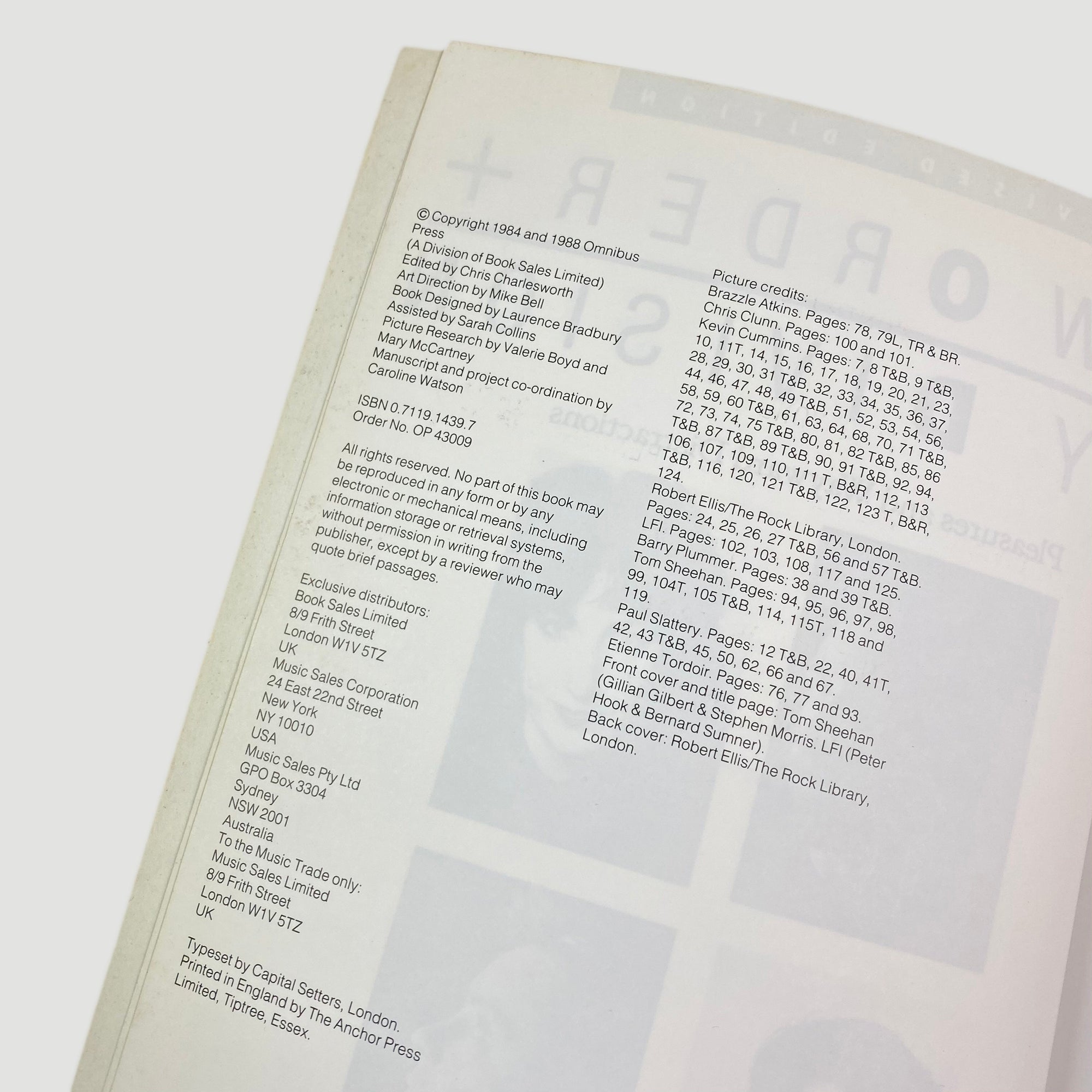 1988 Joy Division + New Order - Pleasures and Wayward Distractions