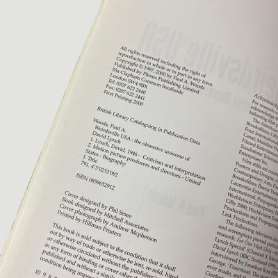 2000 'Weirdsville USA: The Obsessive Universe of David Lynch'