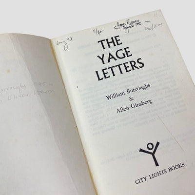 1969 The Yage Letters William Burroughs & Allen Ginsberg