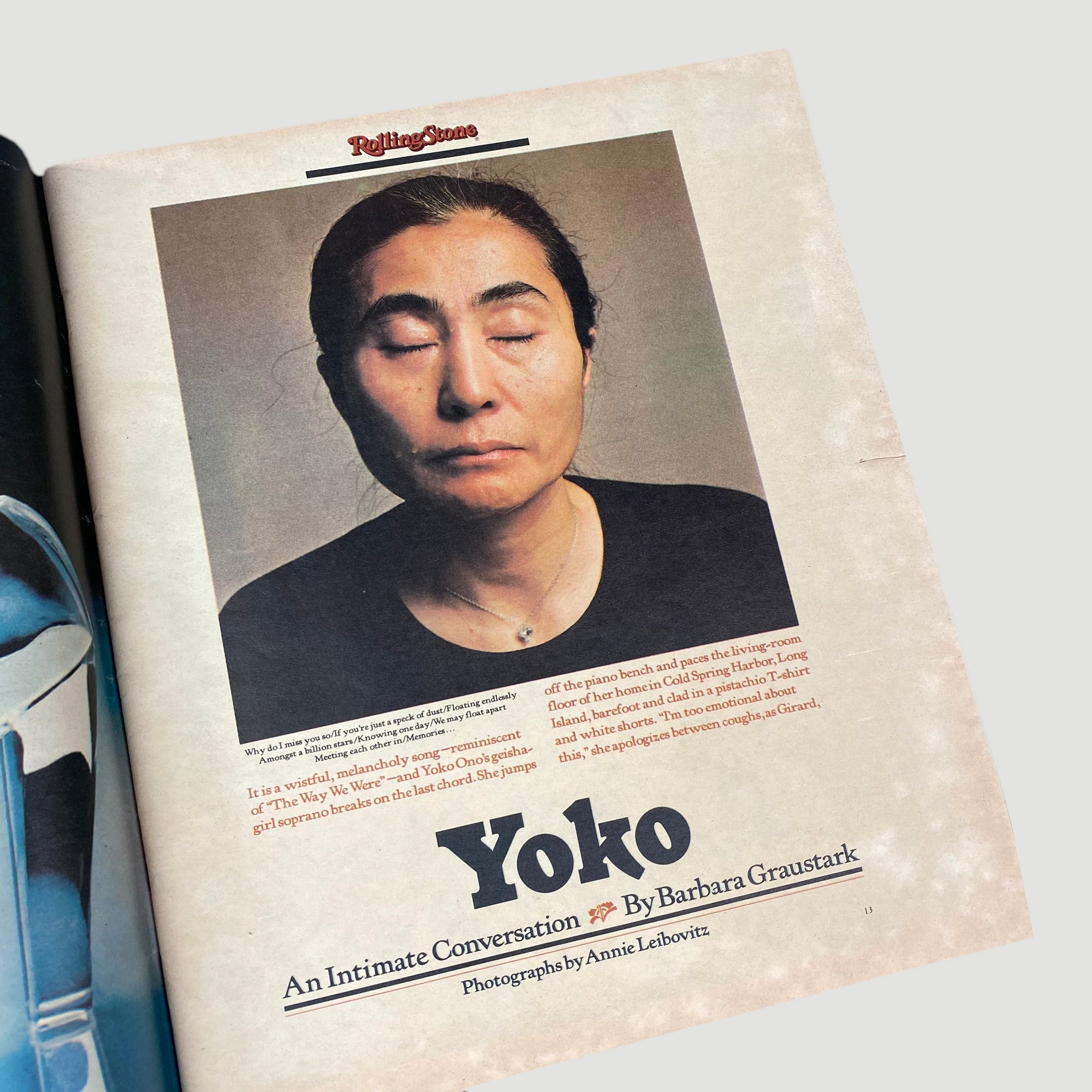 1981 Rolling Stone 'Yoko Ono' Issue