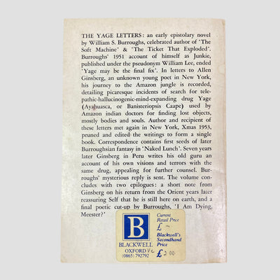 1969 The Yage Letters William Burroughs & Allen Ginsberg