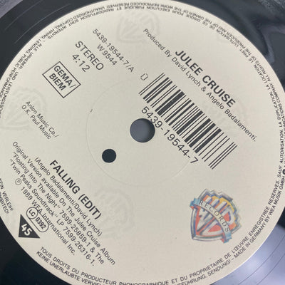 1990 Julee Cruise 'Falling' (Theme from Twin Peaks) 7" Single