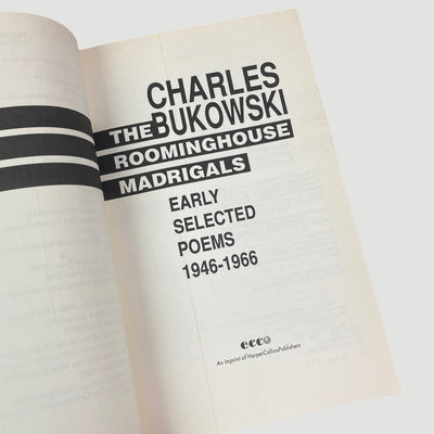 2002 Charles Bukowski The Roominghouse Madrigals