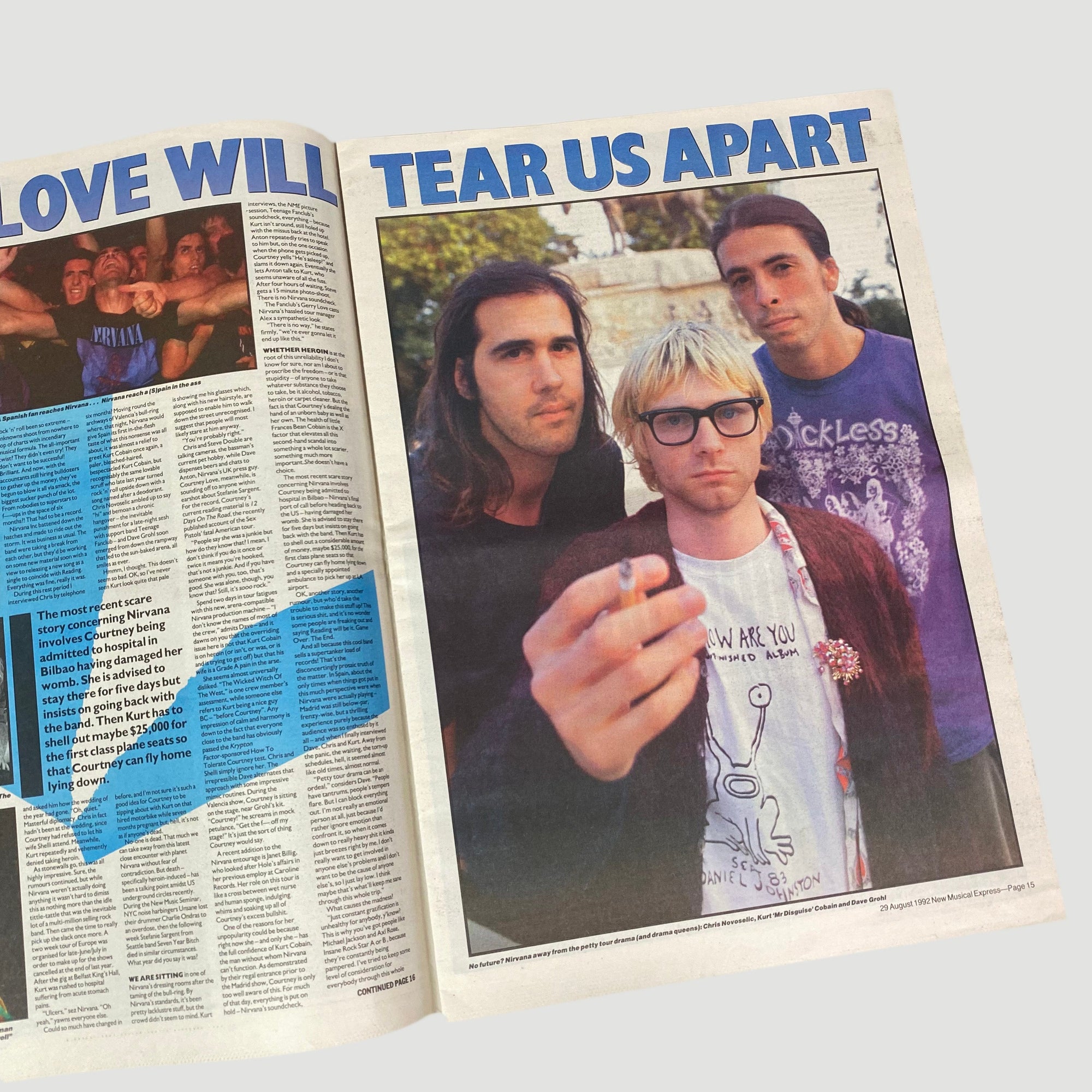 1992 NME Nirvana Reading Festival Issue