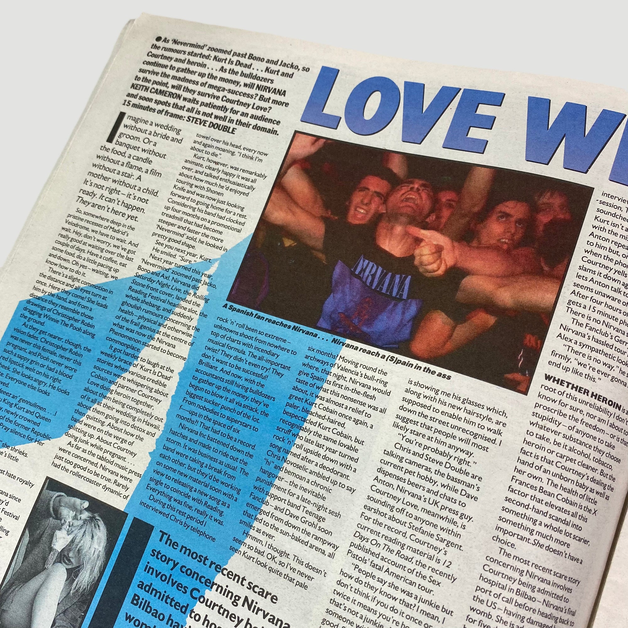 1992 NME Nirvana Reading Festival Issue