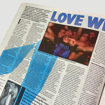 1992 NME Nirvana Reading Festival Issue