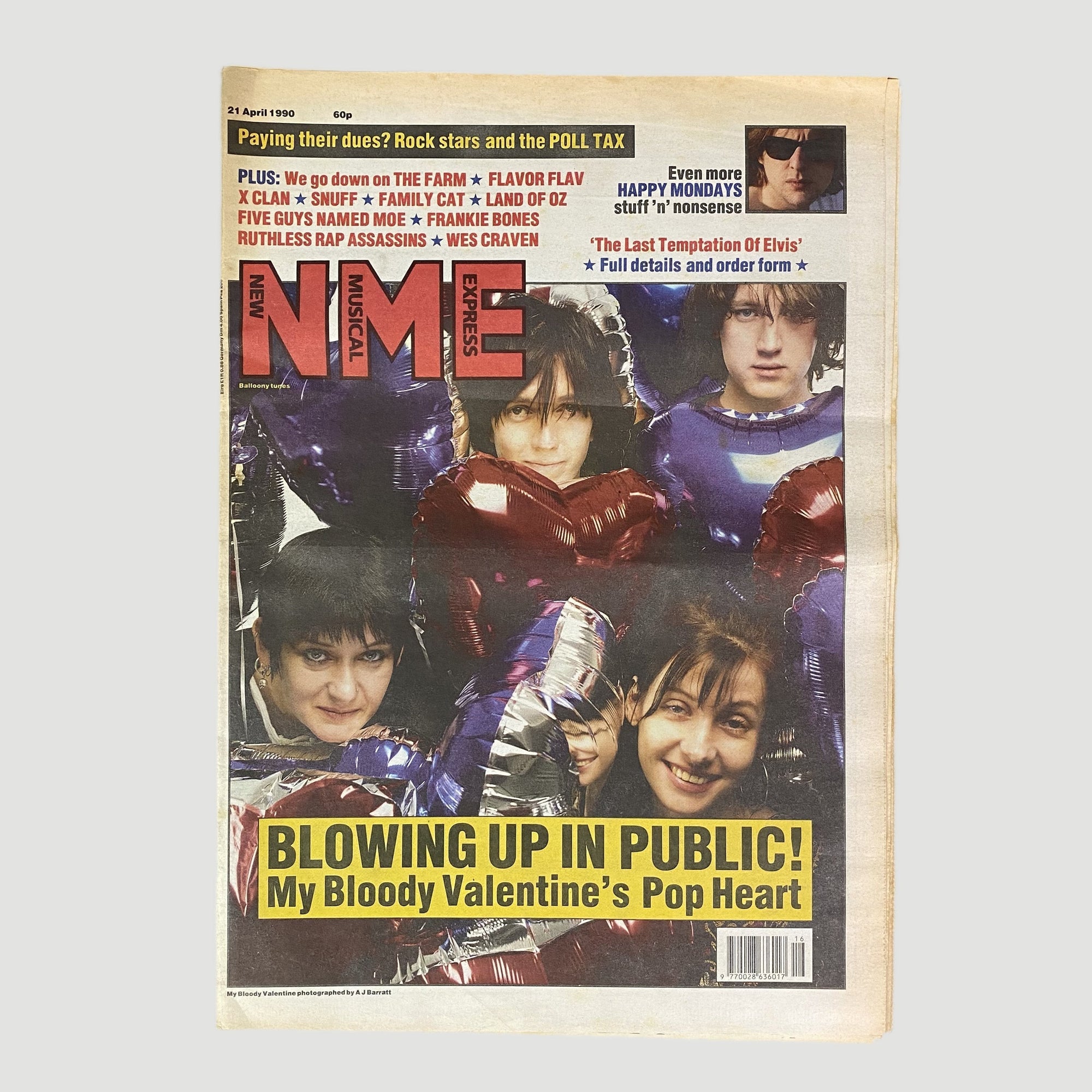 1990 NME My Bloody Valentine Magazine