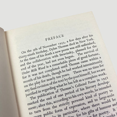 1968 Dylan Thomas Under Milk Wood Paperback