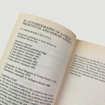 1985 'H’ / Christiane F