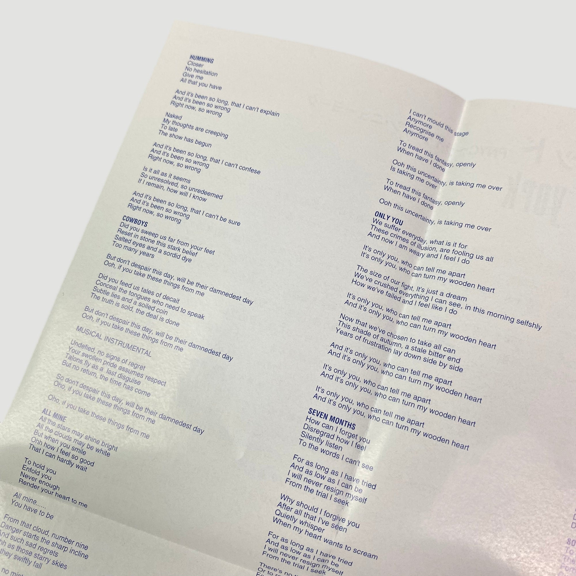 1998 Portishead Roseland NYC Live Japanese VHS + Booklet