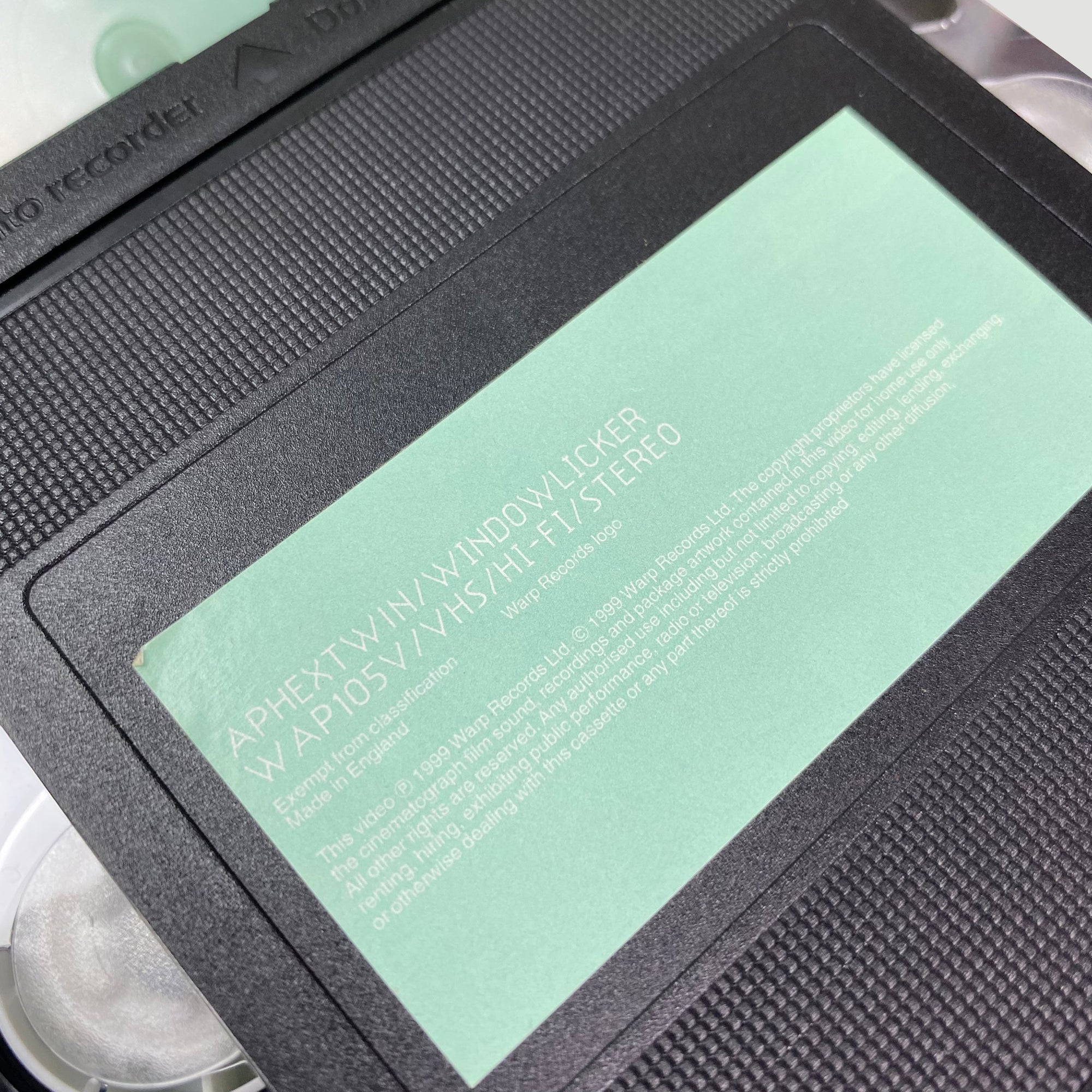 1999 Aphex Twin 'Windowlicker' VHS