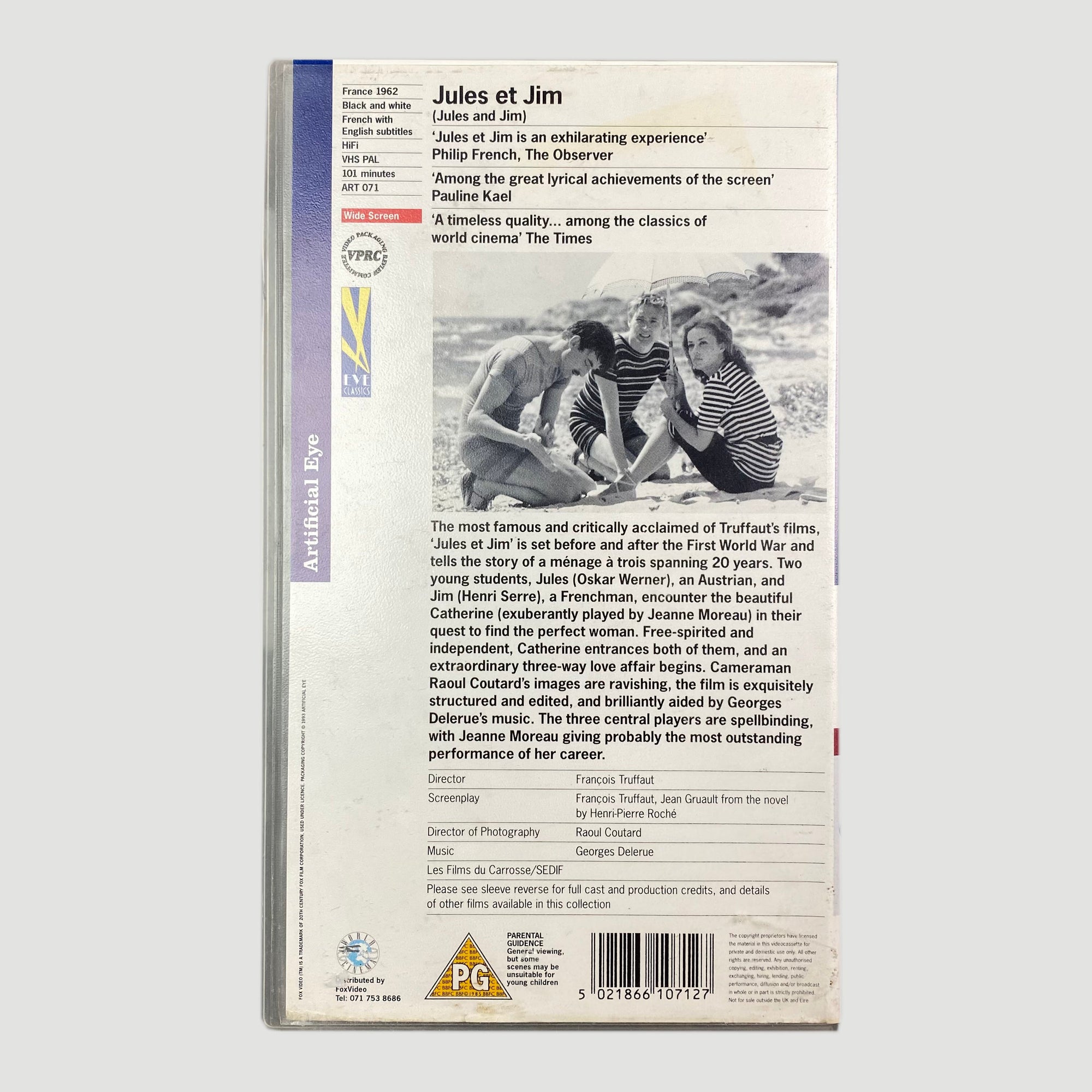1993 'Jules et Jim' VHS
