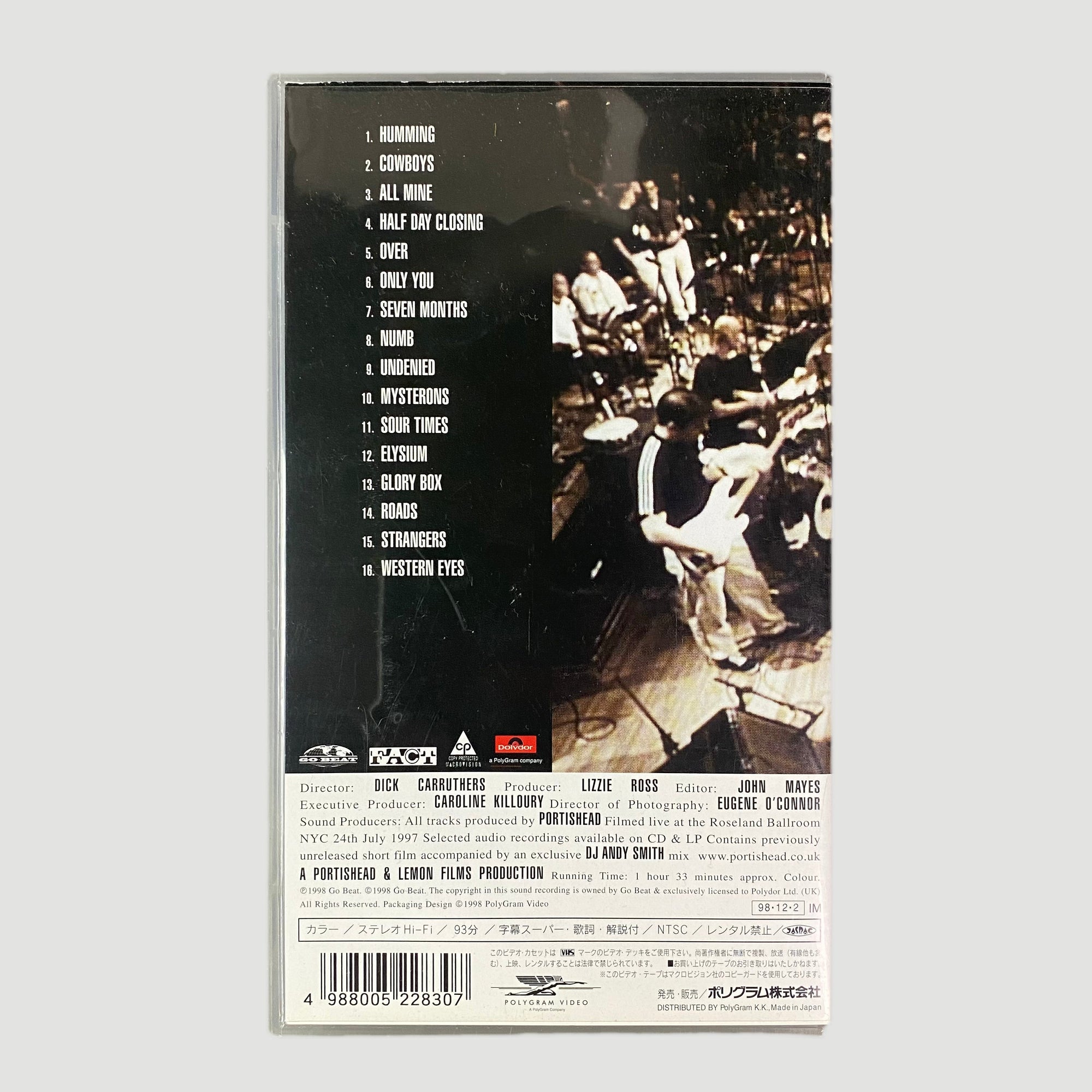 1998 Portishead Roseland NYC Live Japanese VHS + Booklet