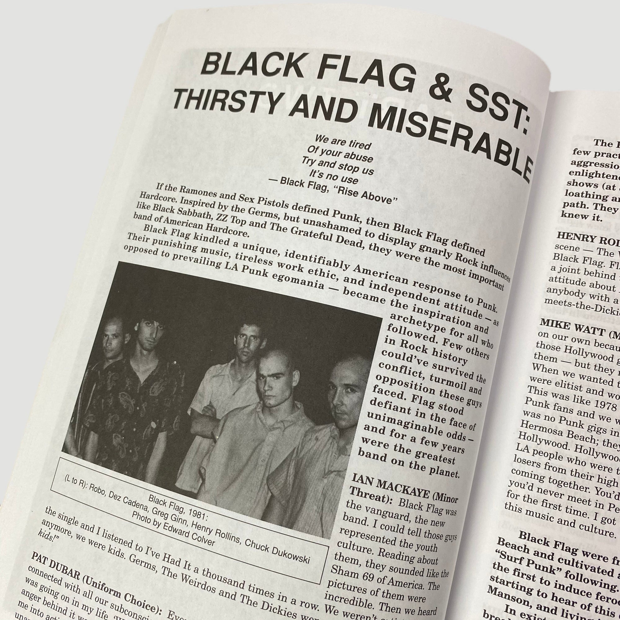 2001 Steven Blush 'American Hardcore' 1st Edition