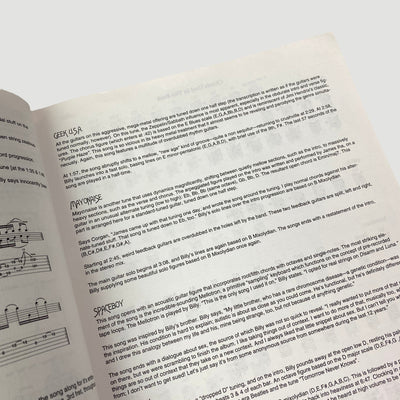 1993 Smashing Pumpkins Siamese Dream Tab Book