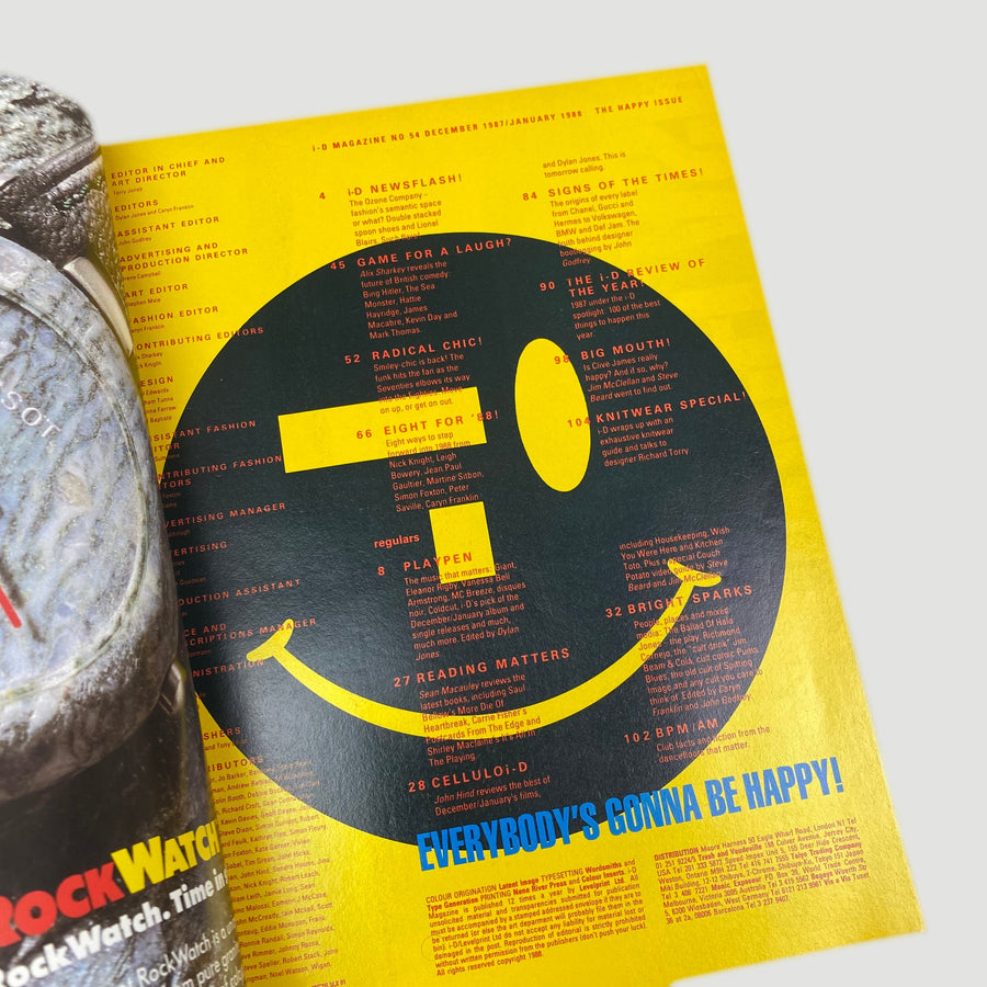 1987 i-D Magazine The Happy Issu