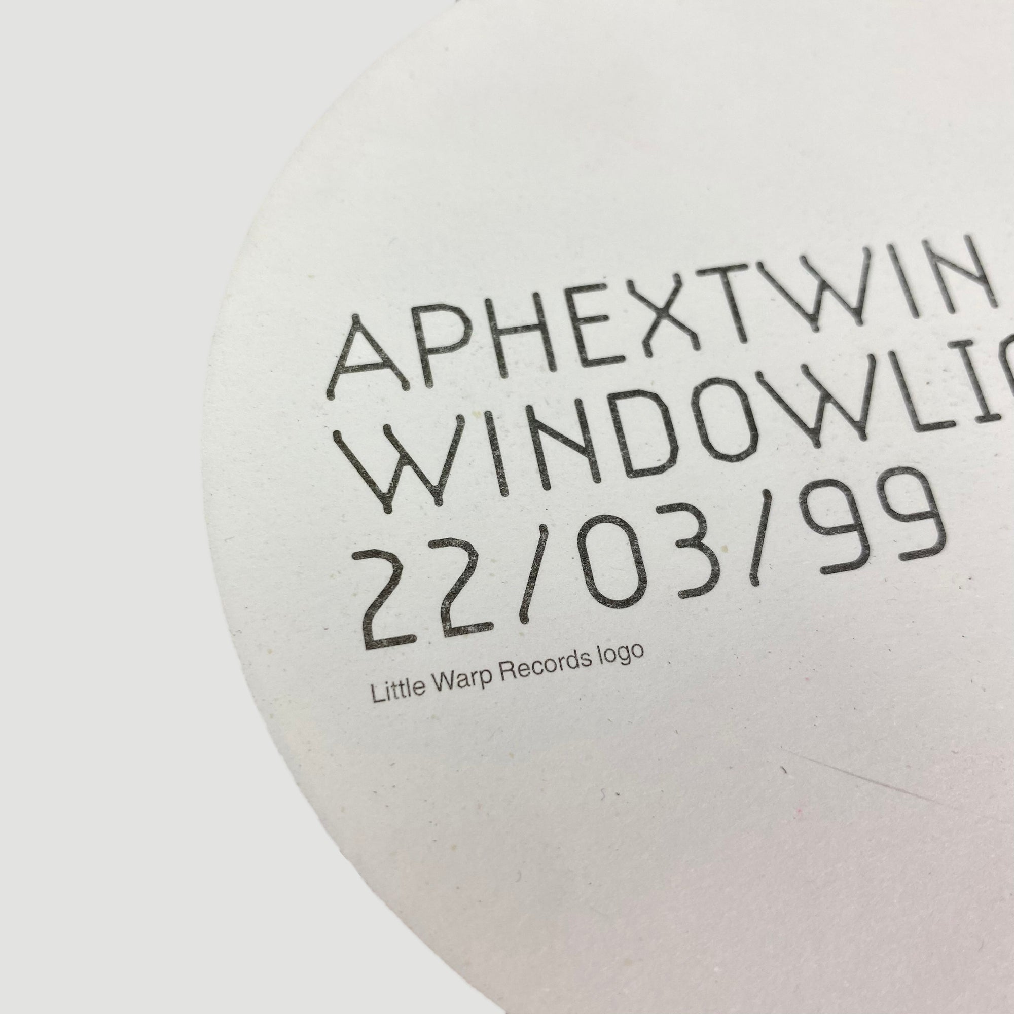 1999 Aphex Twin Windowlicker UK Sticker