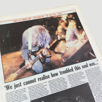 1994 NME Magazine Kurt Cobain Memorial Issue