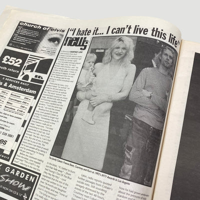 1994 NME Magazine Kurt Cobain Memorial Issue