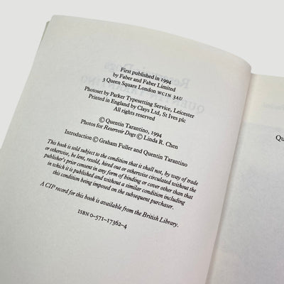 1994 Reservoir Dogs Screenplay