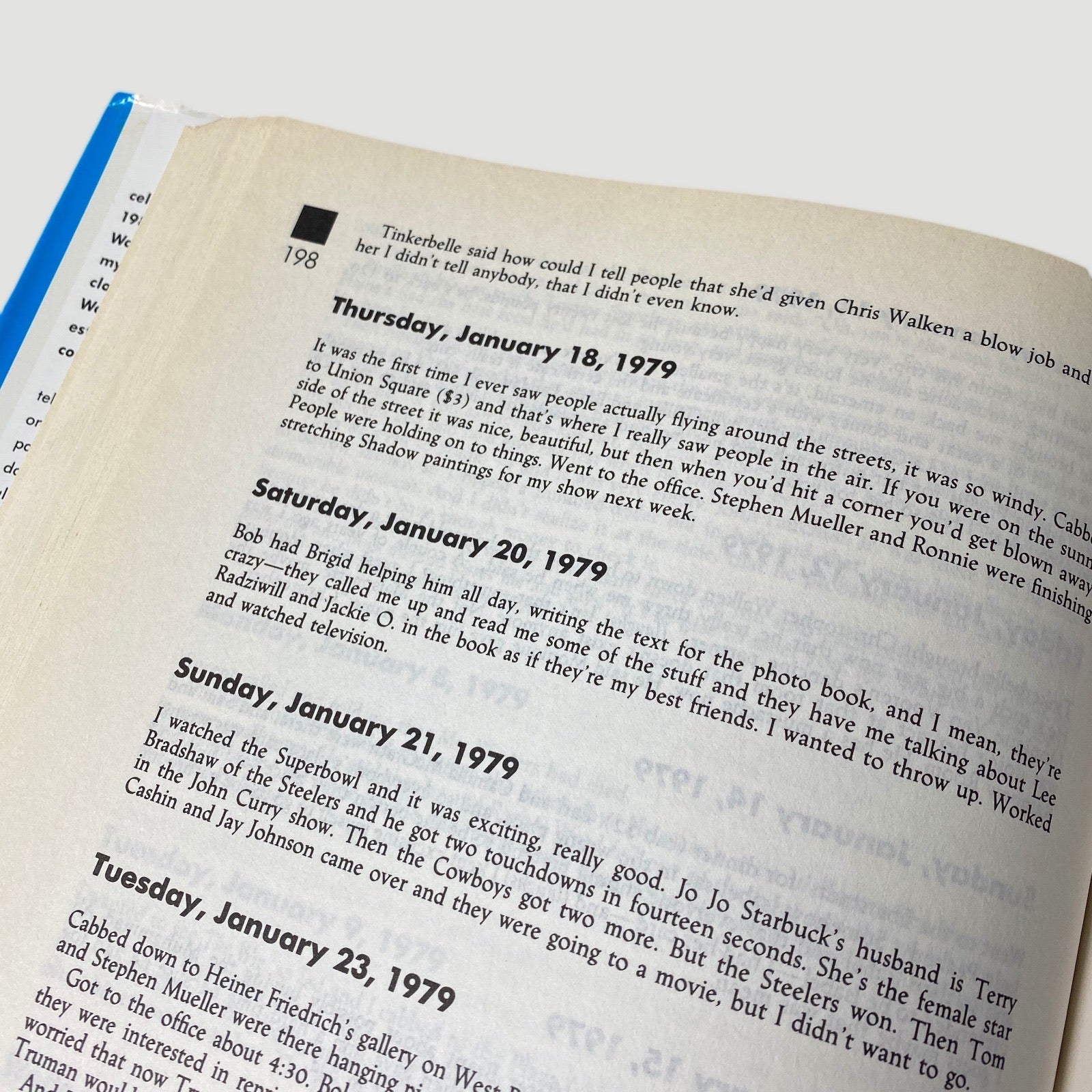 1989 Andy Warhol 'The Andy Warhol Diaries'