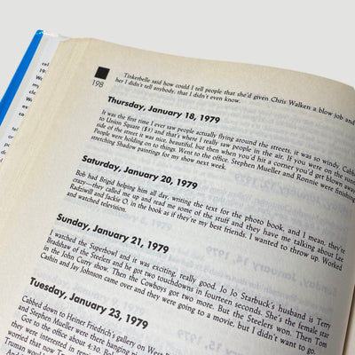 1989 Andy Warhol 'The Andy Warhol Diaries'