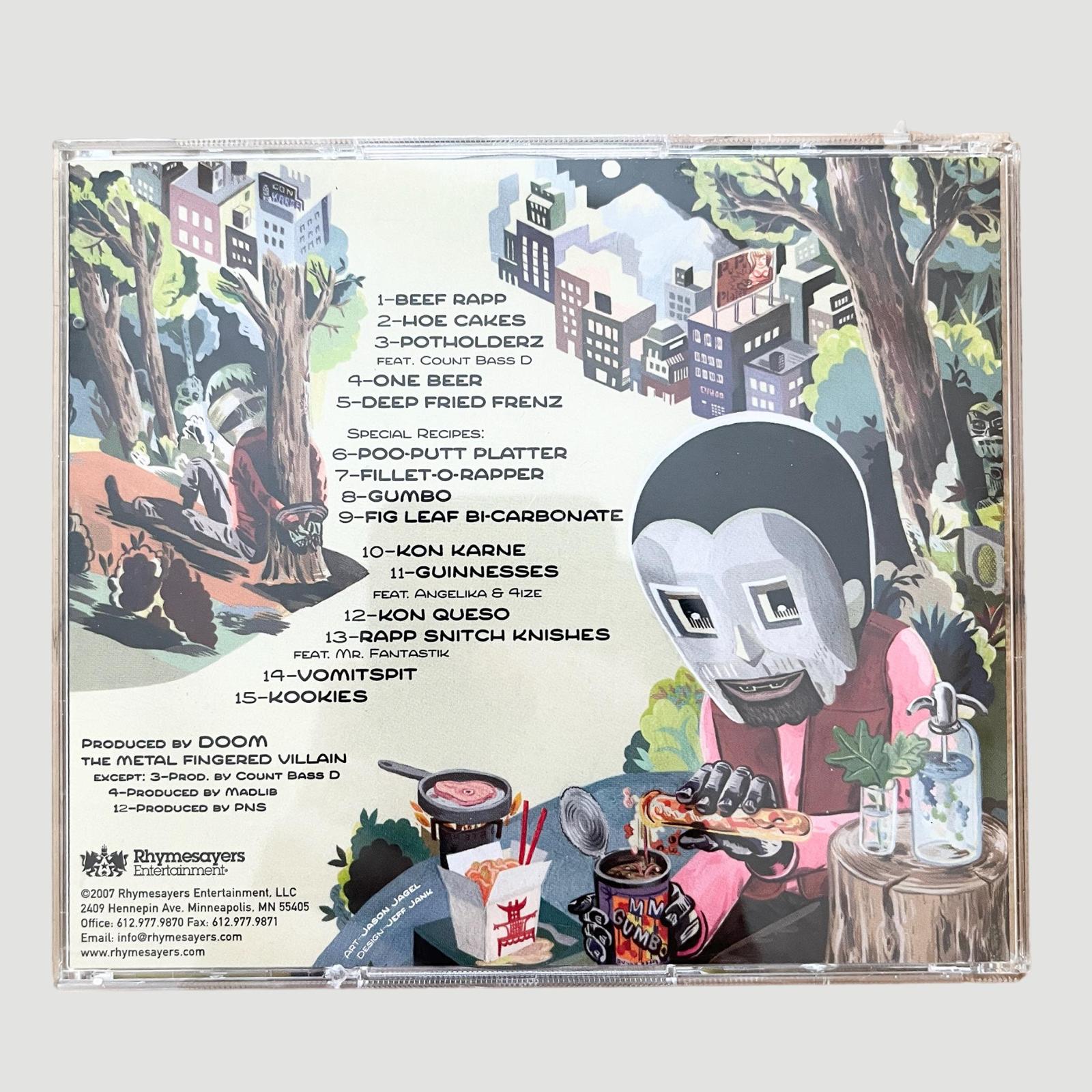 2007 MF DOOM MM..Food Limited CD+DVD