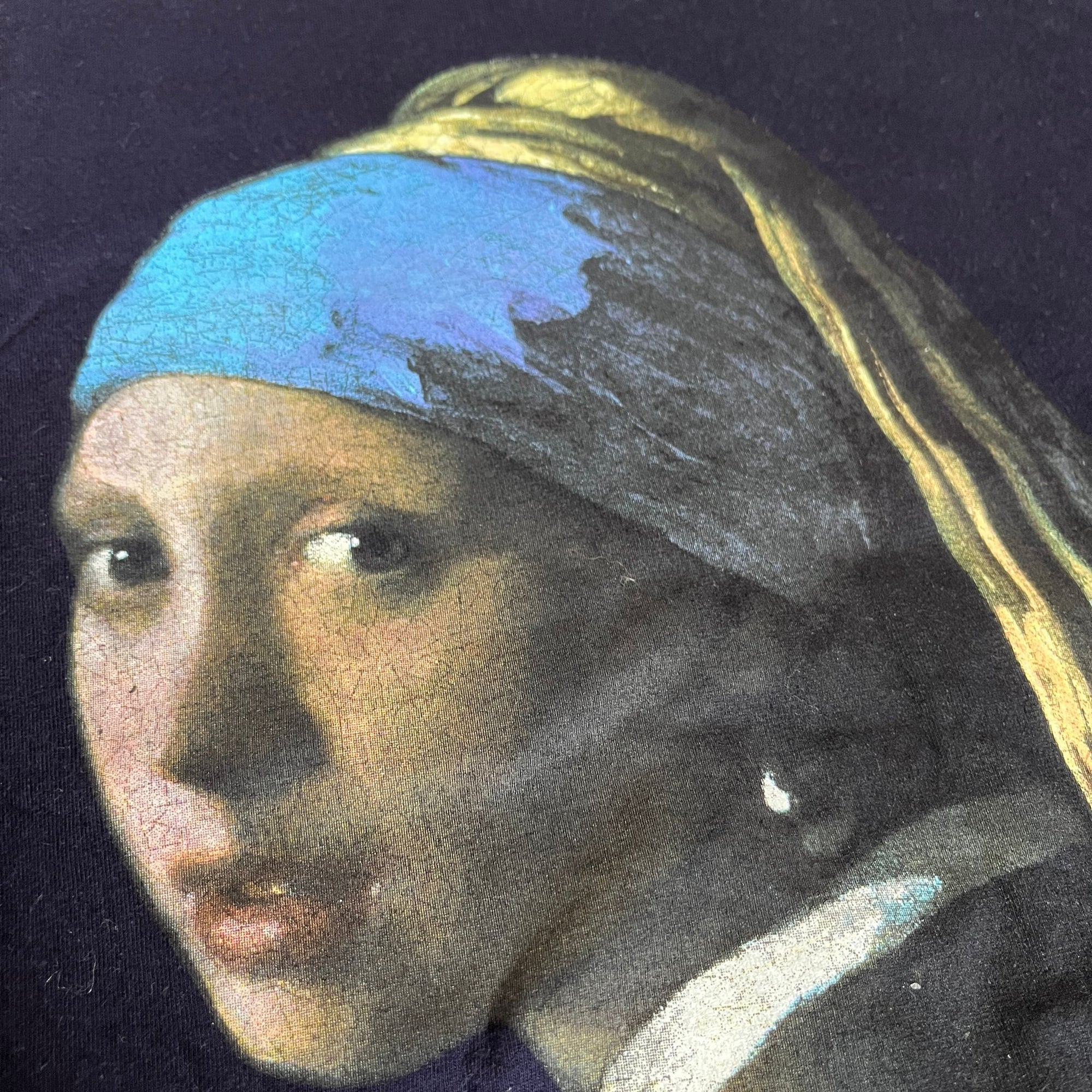 90's Johannes Vermeer Girl with Pearl Earring T-Shirt
