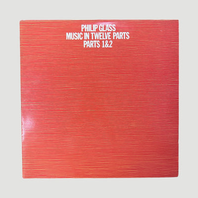 1976 Philip Glass Music in Twelve Parts (1&2) LP