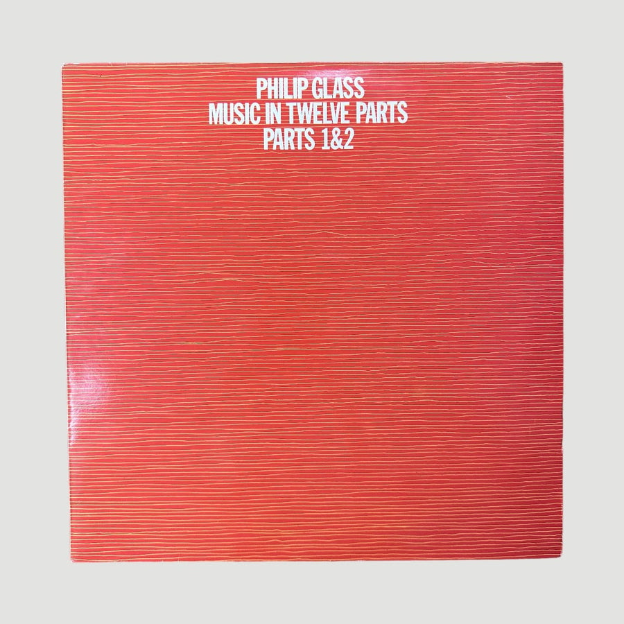 1976 Philip Glass Music in Twelve Parts (1&2) LP