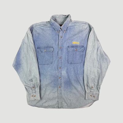 90's Nikon Staff Denim Workshirt