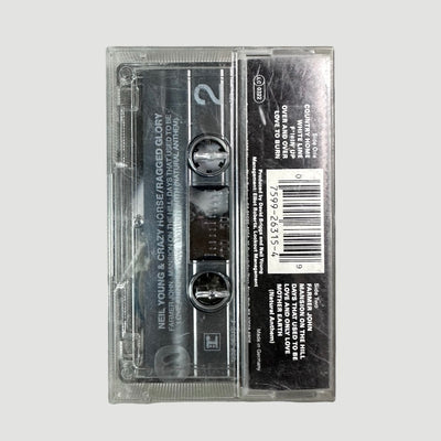 1986 Neil Young & Crazy Horse Ragged Glory Cassette