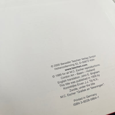2000 M.C. Escher The Graphic Work
